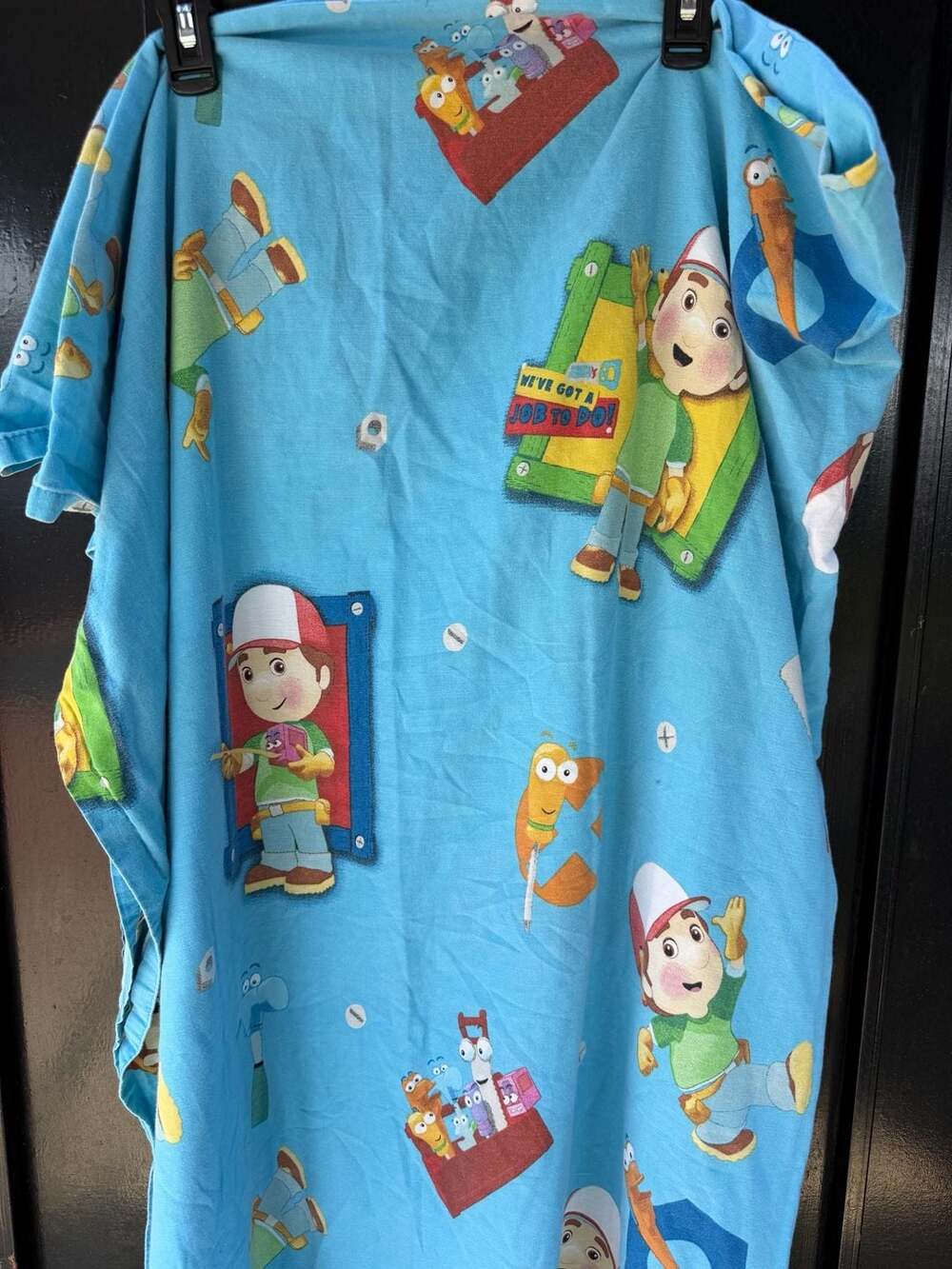 Disney Handy Manny Blue Character Sheet Twin Flat